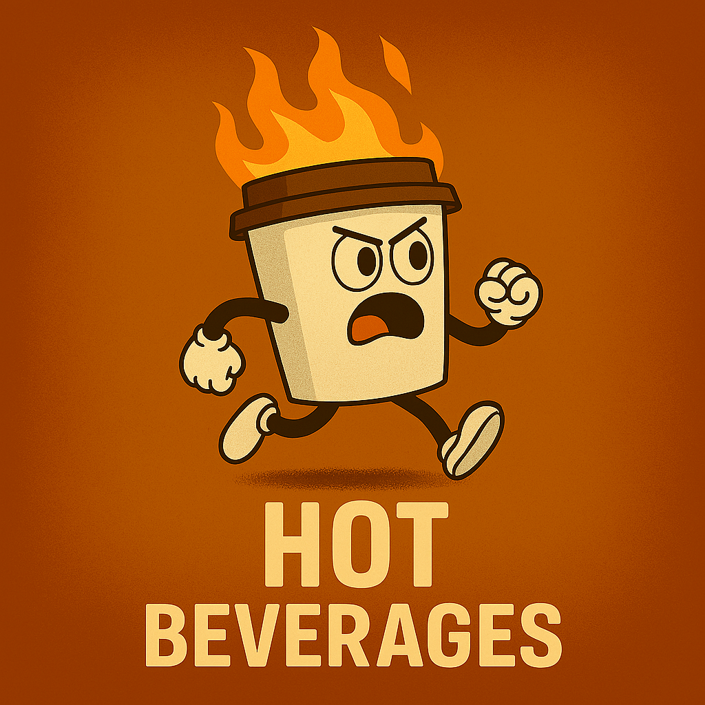 Happy hot beverage image for the hot beverage category
