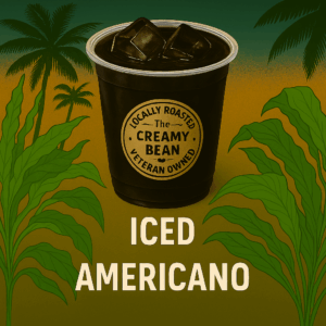 Bold Iced Americano made with freshly roasted espresso and chilled water, served over ice for a smooth, energizing coffee experience.