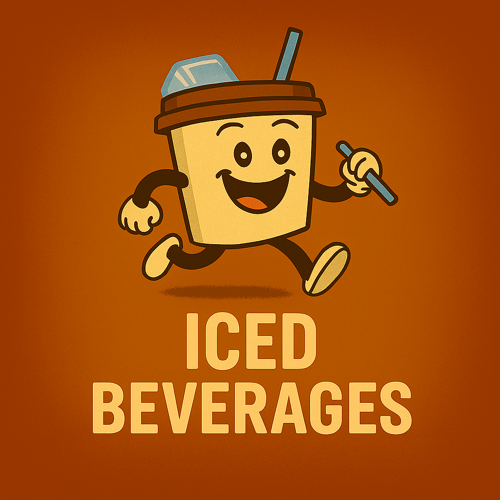 Happy image for iced beverages and products